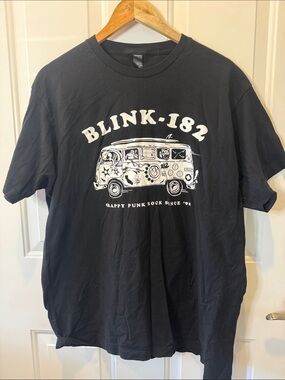 Blink-182 Black Graphic Short Sleeve Tee